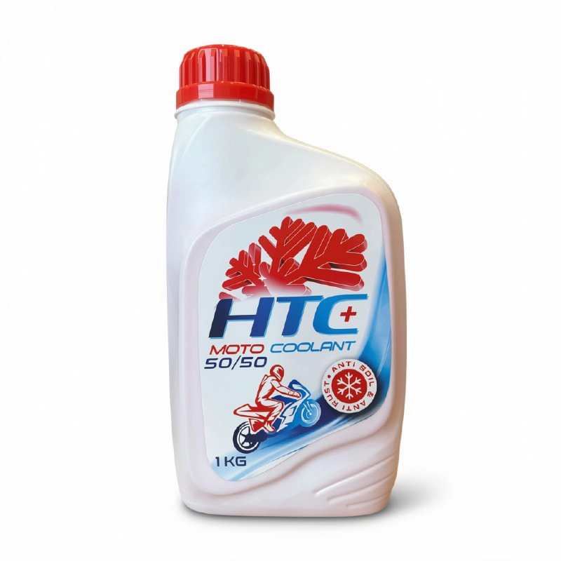کولانت موتورسیکلت HTC Oil 50/50 ضدیخ و ضدجوش